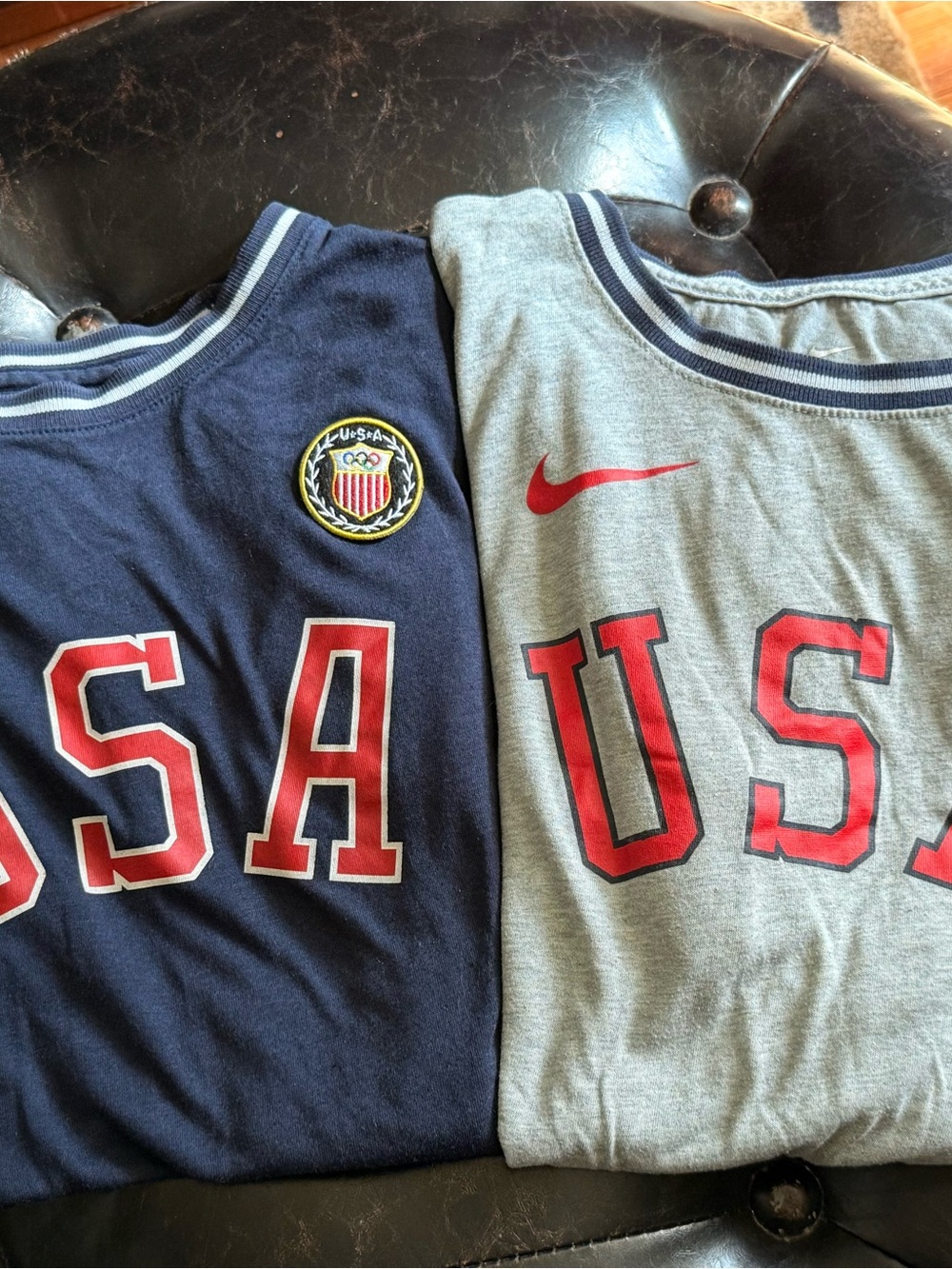 Nike USA Graphic Short Sleeve Tees 2 - Red, Navy & Gray Colors